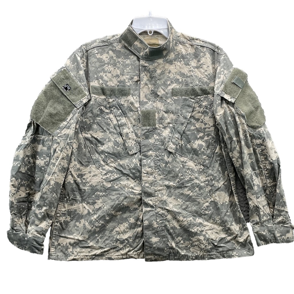 US ARMY Uniform Coat Jacket Men Medium Short Digital Camo Work Tactical Military